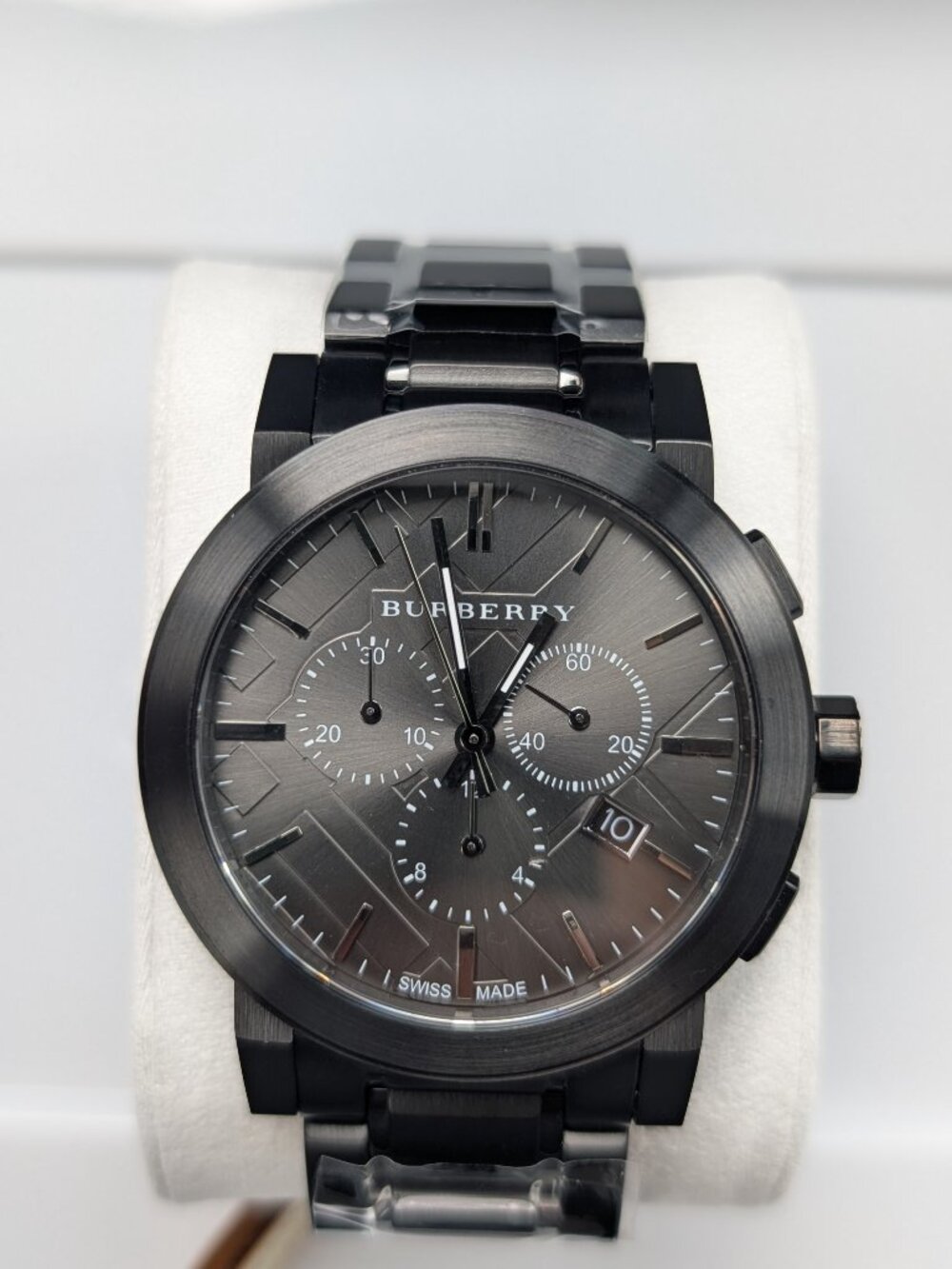 BURBERRY BU9354 MEN'S BLACK WATCH - OPEN BOX